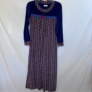 Stylish Blue and Red Patterned Pajama